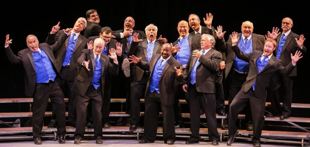 Barbershop Chorus in "funny" pose