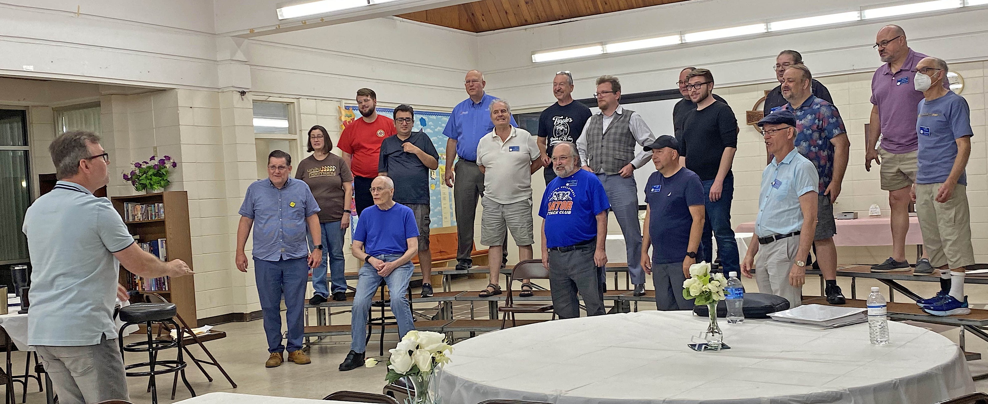 Chorus rehearsal photo